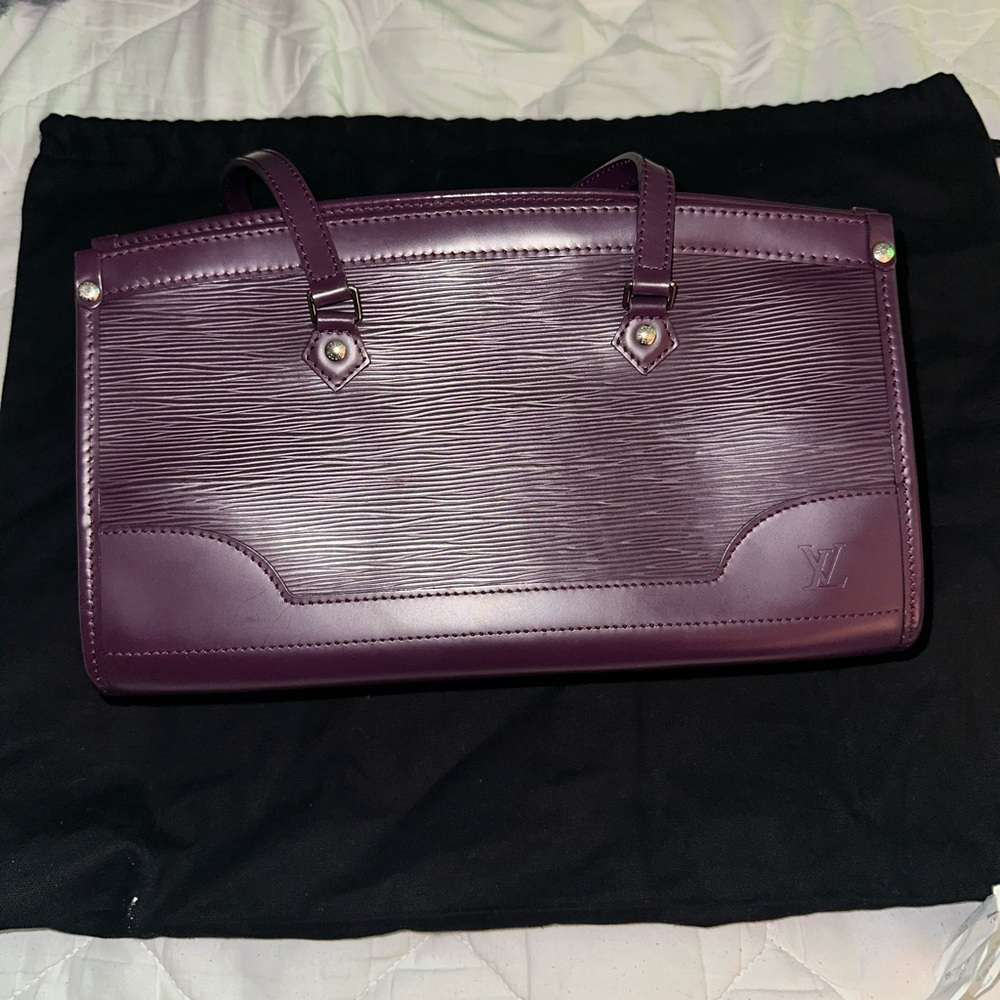 Louis Vuitton Purple Epi Madeleine PM Shoulder Bag